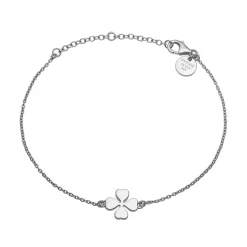 Aagaard armbånd med sølv firkløver