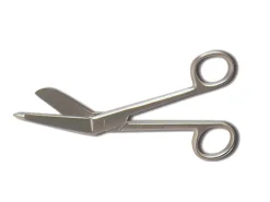 Bandagesaks i stål med gravering