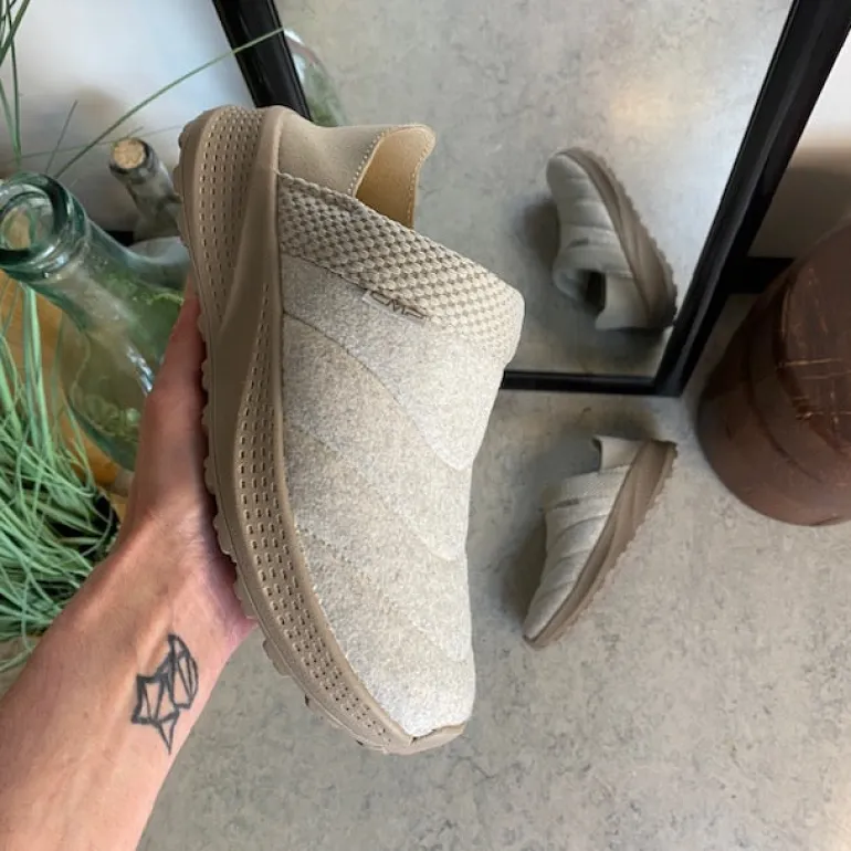 Behagelig hjemmesko i gråt filt fra CMP