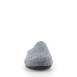 Behagelig hjemmesko i lysegrå filt