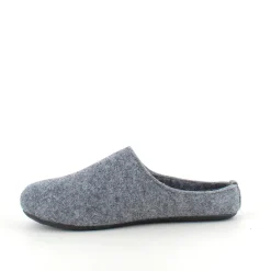 Behagelig hjemmesko i lysegrå filt