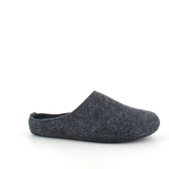 Behagelig hjemmesko i mørkegrå filt