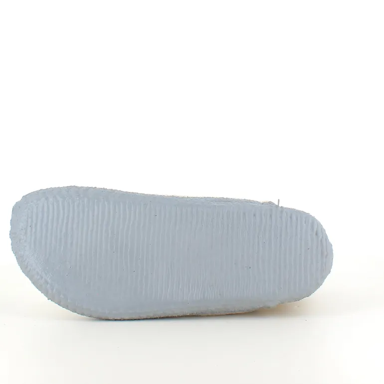 Beige filtet hjemmesko med højt skaft