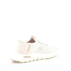 Beige Skechers slip-ins med svangstøtte