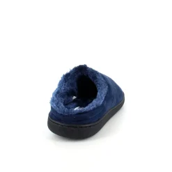 Blå herre hjemmesko med foer