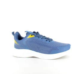 Blå, åndbar sko med let svangstøtte