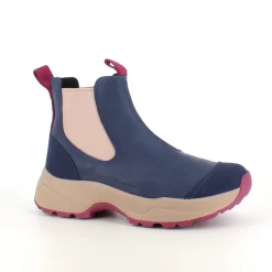 Blå Woden gummistøvle med svangstøtte