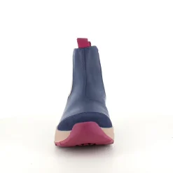 Blå Woden gummistøvle med svangstøtte