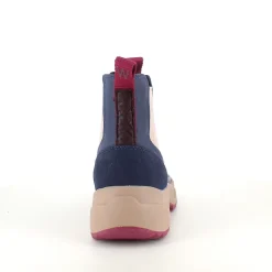 Blå Woden gummistøvle med svangstøtte