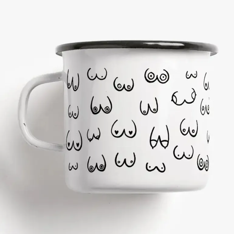 Boob Friends – humoristisk krus til kaffe og te
