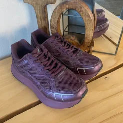 Bordeaux Woden sko med god pasform