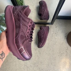 Bordeaux Woden sko med god pasform