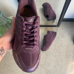 Bordeaux Woden sko med god pasform