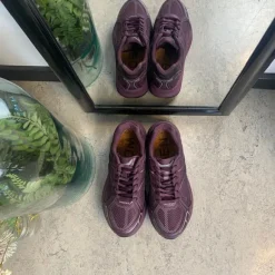 Bordeaux Woden sko med god pasform