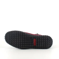 Bordeux kort støvle fra Rieker med let for