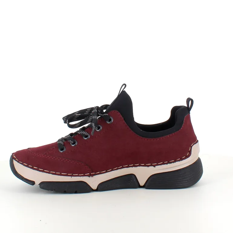 Bordeux sneakers fra Rieker med god stødabsorbering