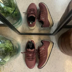 Bordeux vandtæt sko fra Green Comfort med masser af svangstøtte