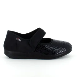 Bred ballerina med velcro og plads