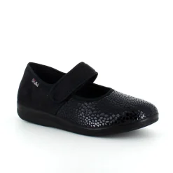 Bred ballerina med velcro og plads
