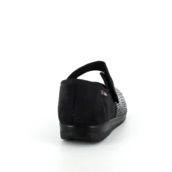 Bred ballerina med velcro og plads