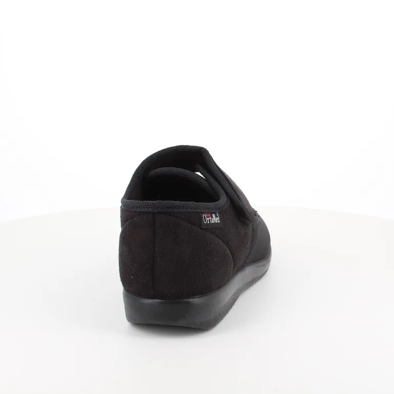 Bred sko fra OrtoMed med velcro