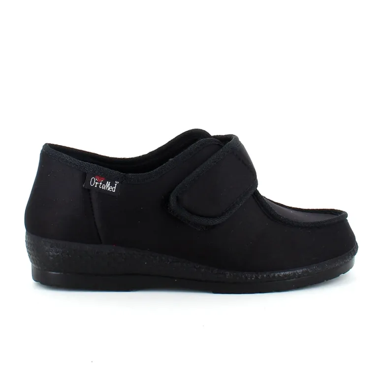 Bred sko med velcro og plads