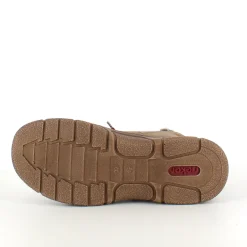 Brun Rieker støvle med varmt foer.