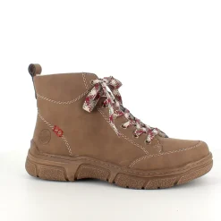 Brun Rieker støvle med varmt foer.