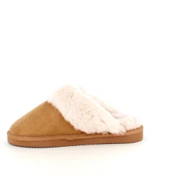 Brun Slip on hjemmesko med god bredde