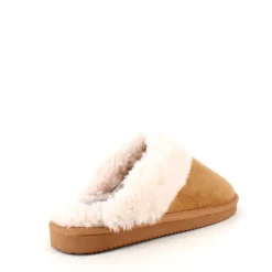 Brun Slip on hjemmesko med god bredde