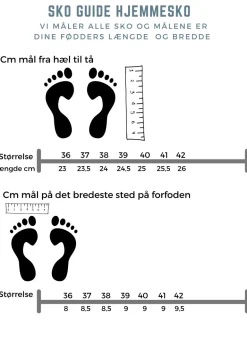 Brun Slip on hjemmesko med god bredde