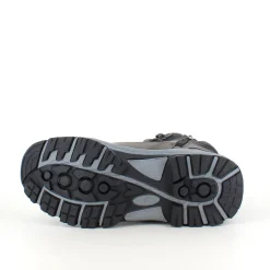 Brun vandafvisende herreankelstøvle med varmt for, robust TPR-sål og lynlås i siden