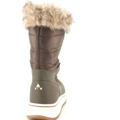 Brun vandtæt vinterstøvle fra Whistler med pels kant