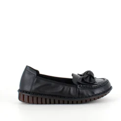 Elegant ballerina i sort skind