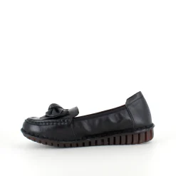 Elegant ballerina i sort skind