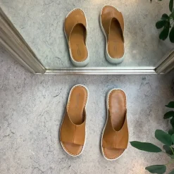 Elegant brun slip on i skind fra Relaxshoe