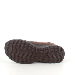 Elegant brun støvlet med meomory foam fra Skechers