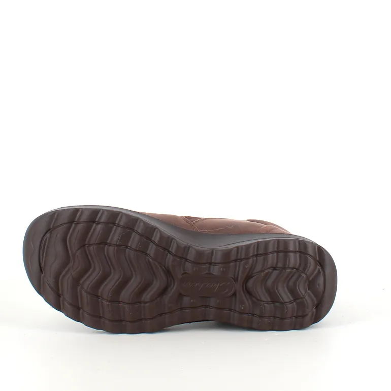 Elegant brun støvlet med meomory foam fra Skechers