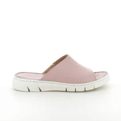 Elegant rosa slip on i skind fra Relaxshoe
