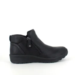 Elegant sort støvlet med meomory foam fra Skechers