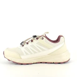 Endurance vandtæt sko i beige med stødabsorberende sål