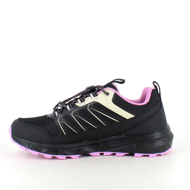 Endurance vandtæt sko i sort med stødabsorberende sål