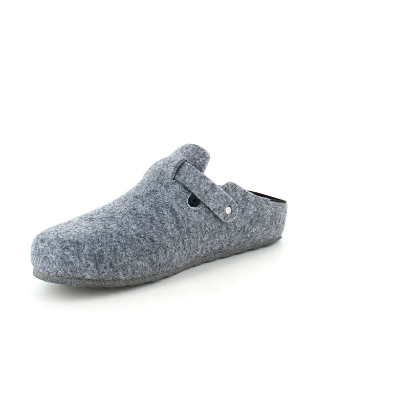 Filtsko slip on i lys grå