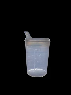 Gennemsigtig tudekop med låg