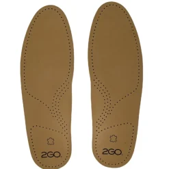 2GO letvægtssål i skind med god svangstøtte