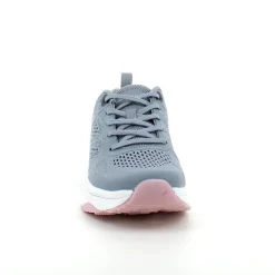 Grå sko fra Endurance med smarte detaljer og god stødabsorbering.