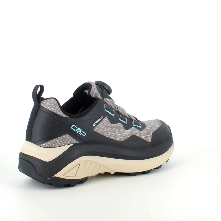 Grå, vandtætte vandresko fra CMP med BOA-lukning