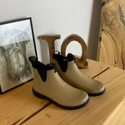 Green Comfort gummistøvle i beige med svangstøtte