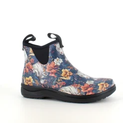 Green Comfort gummistøvle i tigerprint med svangstøtte