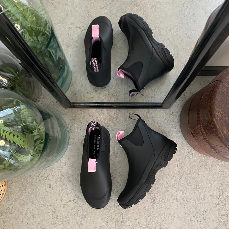 Green Comfort gummistøvle med Støt Brysterne detaljer